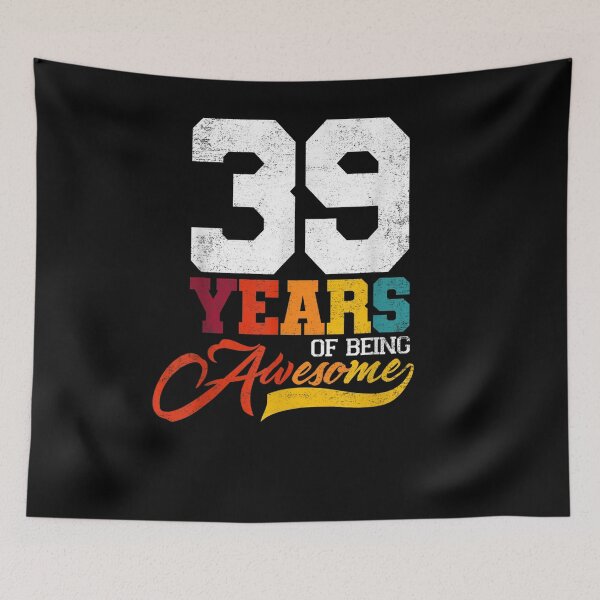 Item preview, 39 Year Of Being Awesome 39 Years Old Birthday Gift Party  designed and sold by shirleyfinley.