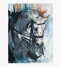 Dressage No.6 - Grey Stallion in Focus Photographic Print