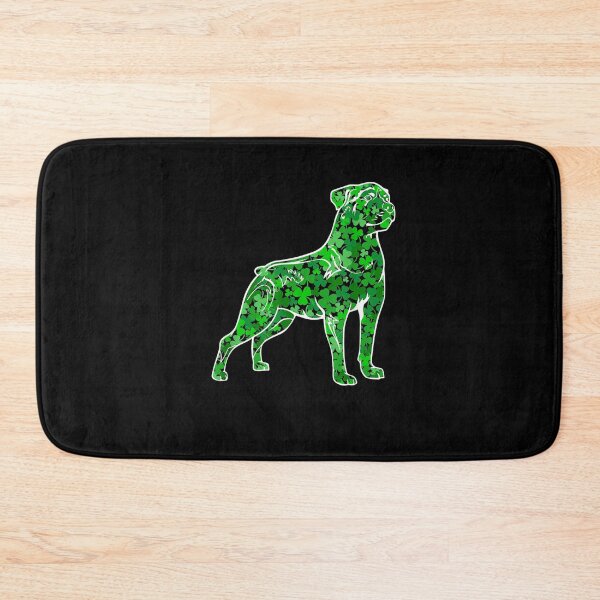 Item preview, Funny Dog Rottweiler Irish Shamrock St Parick's Day  designed and sold by shirleyfinley.