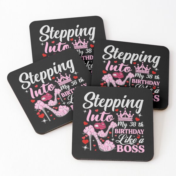 Item preview, Stepping Into My 38th Birthday Like A boss designed and sold by TshirtStoreBD24.