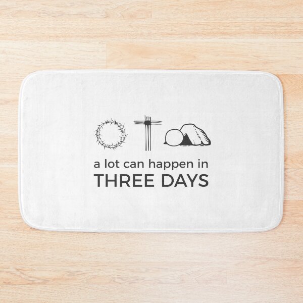 Item preview, Easter Jesus Resurrection Quote / 3 Three Days Risen Cross design designed and sold by CreatedByHeidi.
