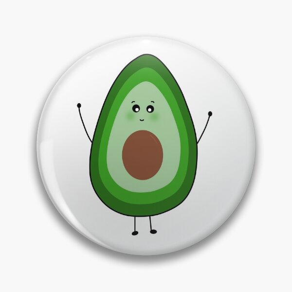 Item preview, Cute Blushing Avocado designed and sold by DeliliahDoodles.