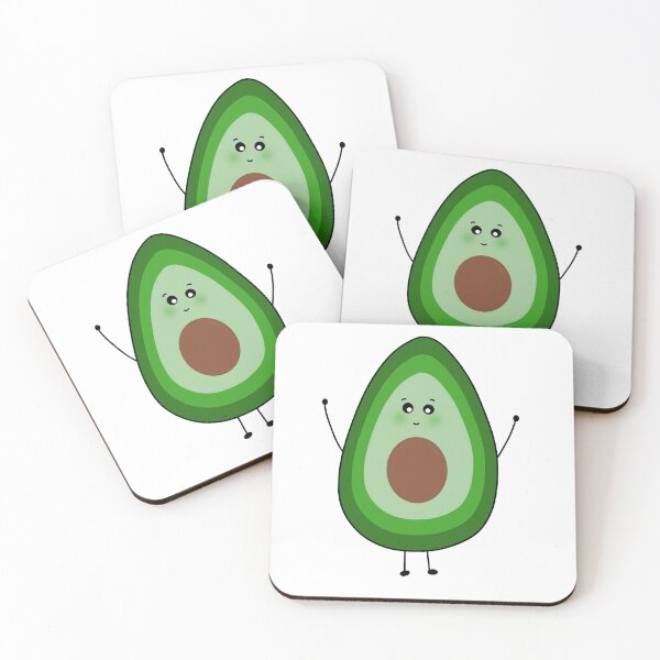Item preview, Cute Blushing Avocado designed and sold by DeliliahDoodles.