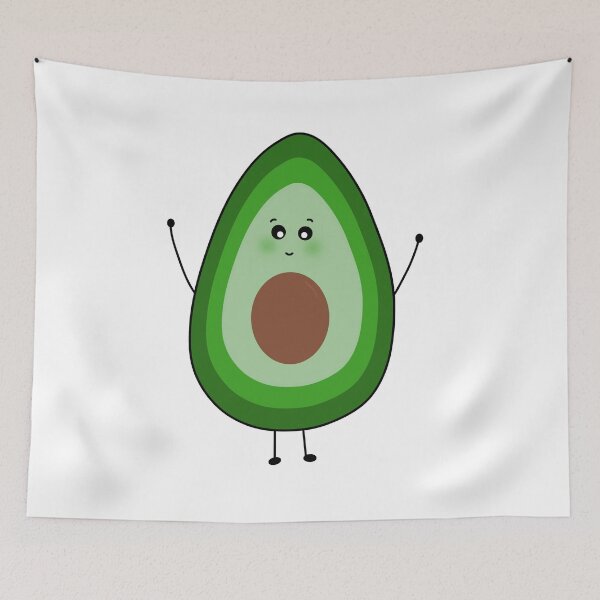 Item preview, Cute Blushing Avocado designed and sold by DeliliahDoodles.
