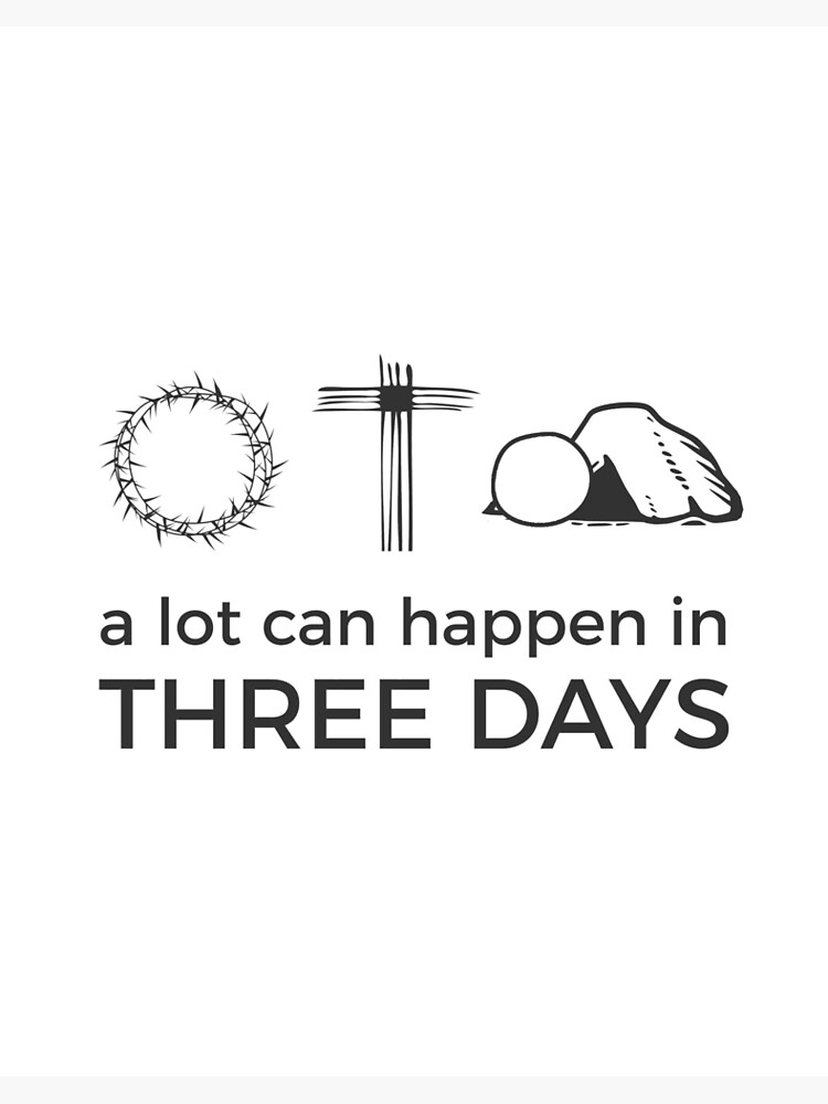 A Lot Can Happen In 3 Days Jesus Cross Christian Easter Day Baby Bodysuit