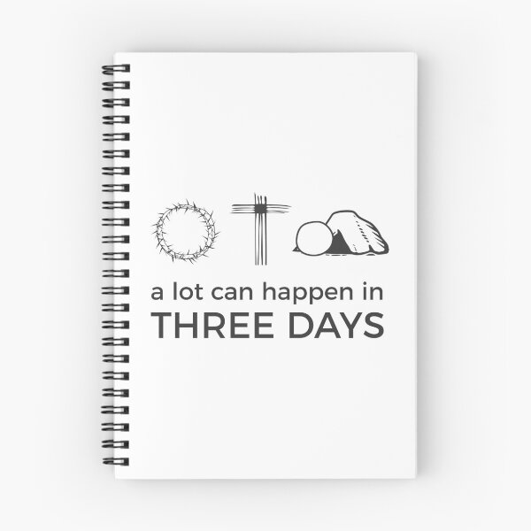 Item preview, Easter Jesus Resurrection Quote / 3 Three Days Risen Cross design designed and sold by CreatedByHeidi.