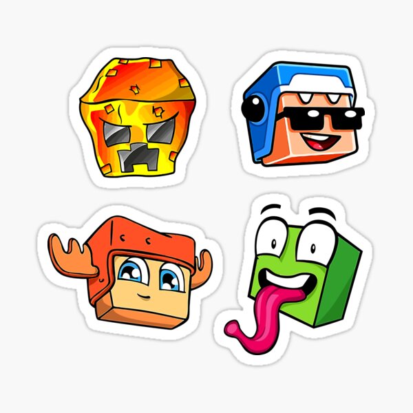 Unspeakable Stickers Redbubble - unspeakable roblox account