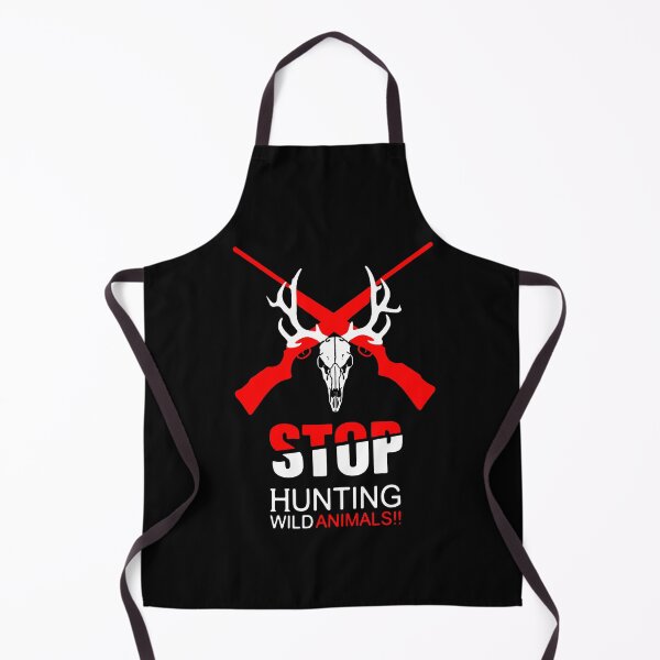 Item preview, STOP Hunting Wild Animals X , DEER SKULL , hunting weapons Silhouette Horror designed and sold by MarketVisionAV.