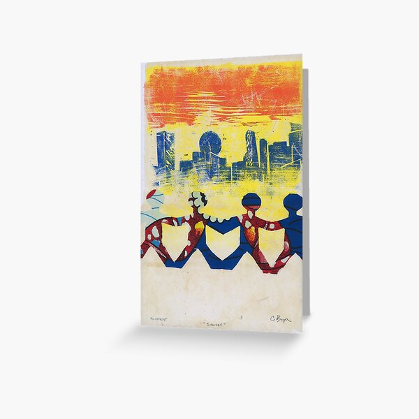 Sunset Greeting Card