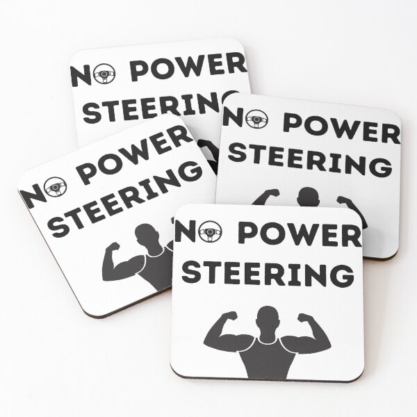 Item preview, No power steering, car joke. designed and sold by SuperStuff4U.