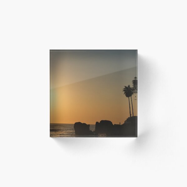 Malibu Beach Acrylic Block