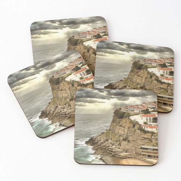 Item preview, Azhenas do Mar, Portugal - digital painting designed and sold by atomov.