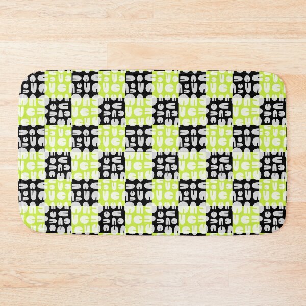 Item preview, Chessboard Black And Green Pattern designed and sold by Avani01.
