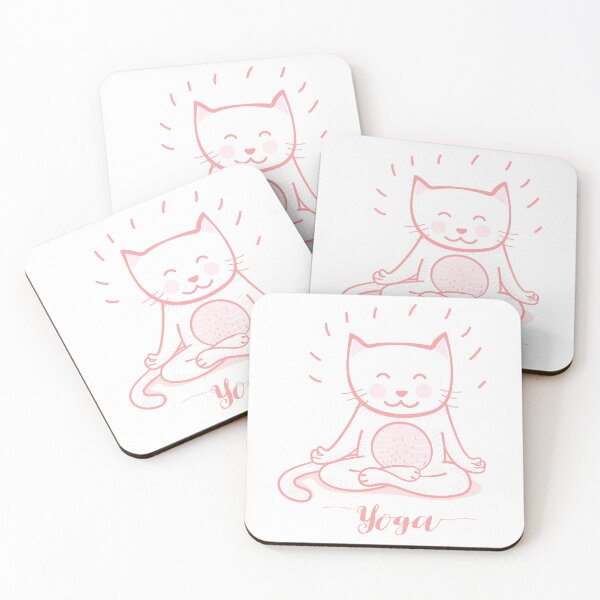 Item preview, Funny cat in yoga pose meditation designed and sold by hadkhanong.