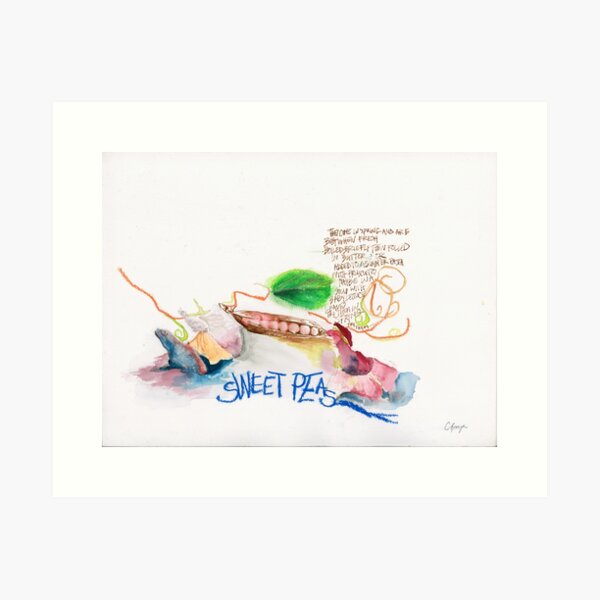 Sweet Peas Art Print