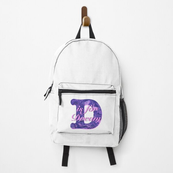 Item preview, Purple letter ‘D is for Dream’ motivational quote designed and sold by AMSonArt.