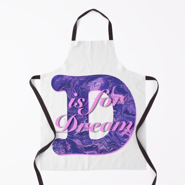 Item preview, Purple letter ‘D is for Dream’ motivational quote designed and sold by AMSonArt.