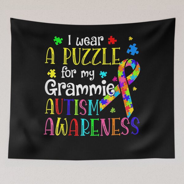 Item preview, I Wear A Puzzle For My Grammie Autism Awareness Gift  designed and sold by shirleyfinley.