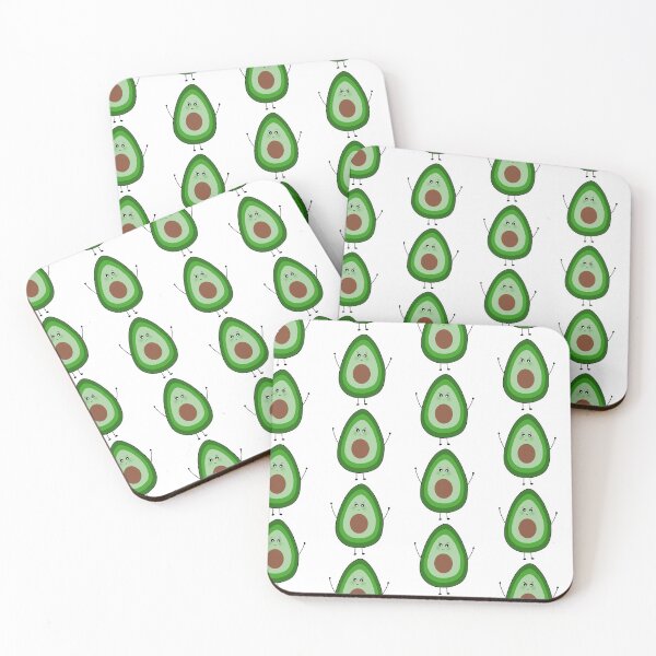 Item preview, Cute Blushing Avocados designed and sold by DeliliahDoodles.