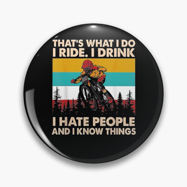 Item preview, Mountain Biking That's What I Do Retro Vintage  designed and sold by shirleyfinley.