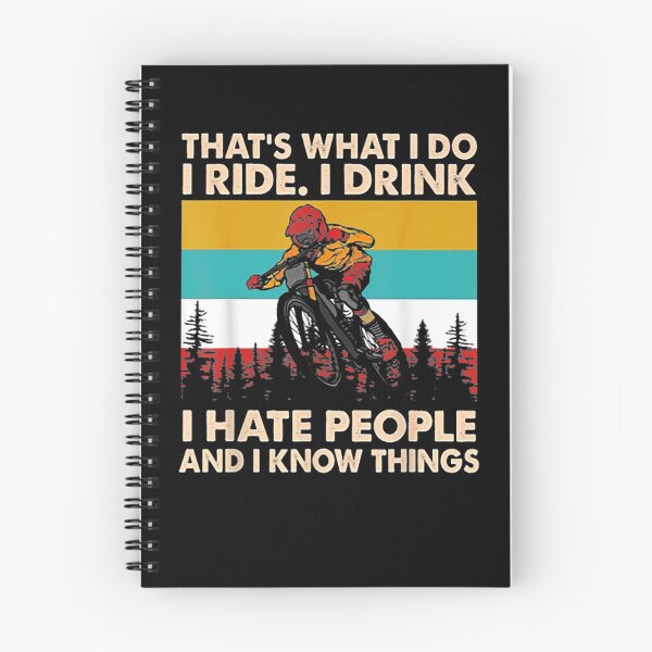 Item preview, Mountain Biking That's What I Do Retro Vintage  designed and sold by shirleyfinley.