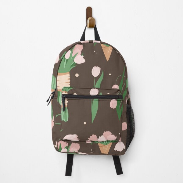 Item preview, Spring tulips on a brown background designed and sold by Aksena.