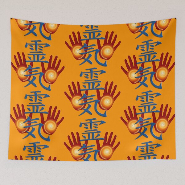 Item preview, Awesome REIKI Healing Calligraphy - Energy Hands designed and sold by EDDArt.