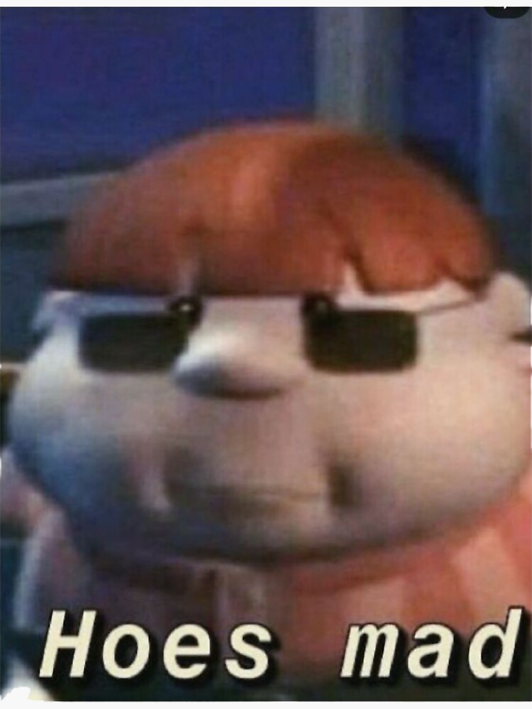 "Hoes mad Carl meme" Sticker for Sale by CapriFun Redbubble