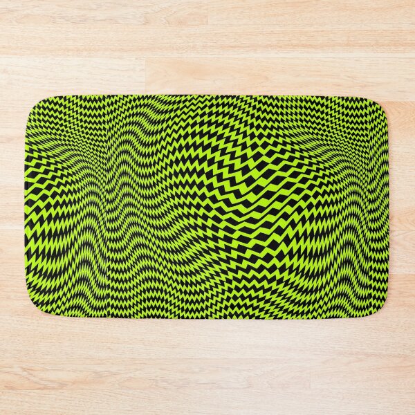 Item preview, Abstract Trippy Art -Green Illusion Pattern designed and sold by NoelNimmad.