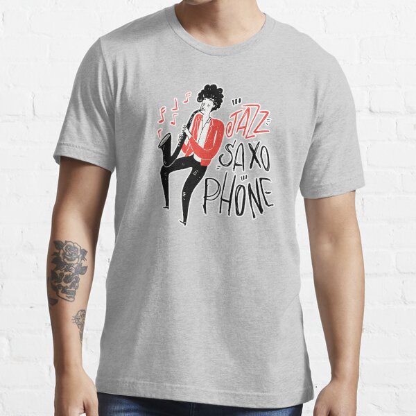 Young man with Saxophone Essential T-Shirt