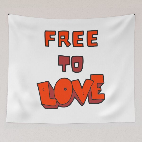 Item preview, free to love designed and sold by Infinite Feeling Shop.