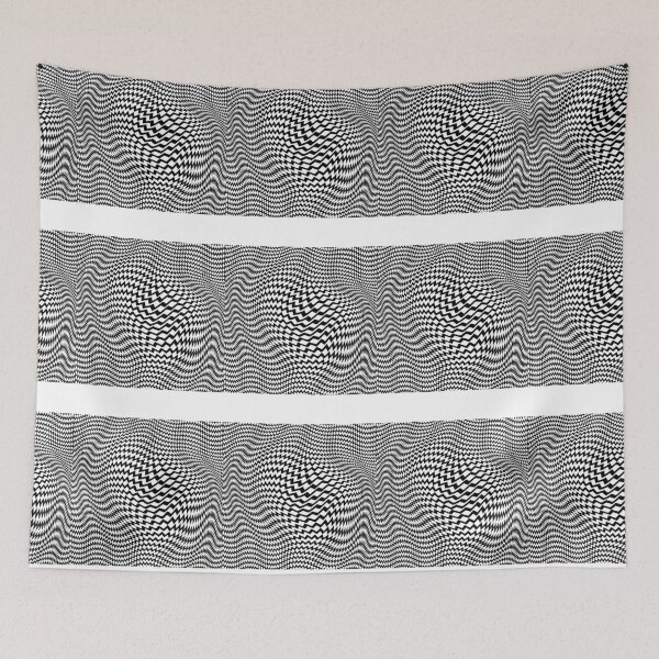 Item preview, Abstract Trippy Art Black Illusion Pattern designed and sold by NoelNimmad.