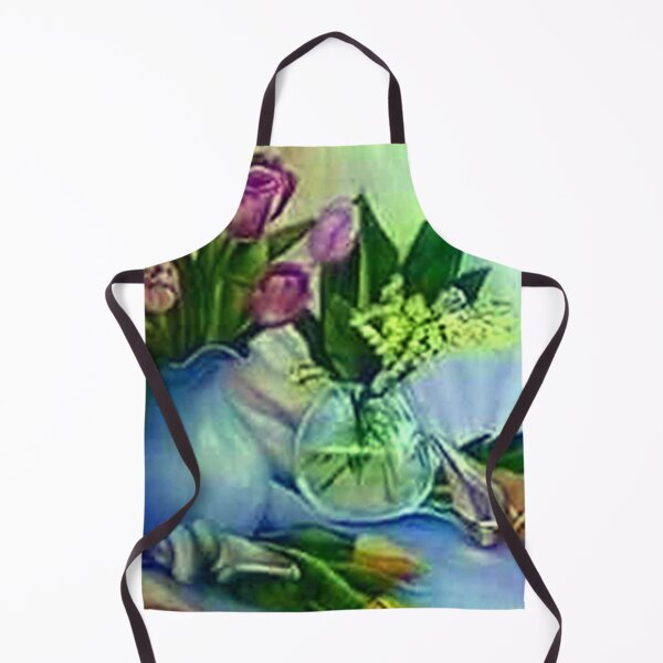 Item preview, TULIPS AND SHELLS, FINE ART PRINT, STILL LIFE designed and sold by Adri Barnard.