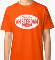 Coffee Shop Amsterdam Logo Classic T-Shirt
