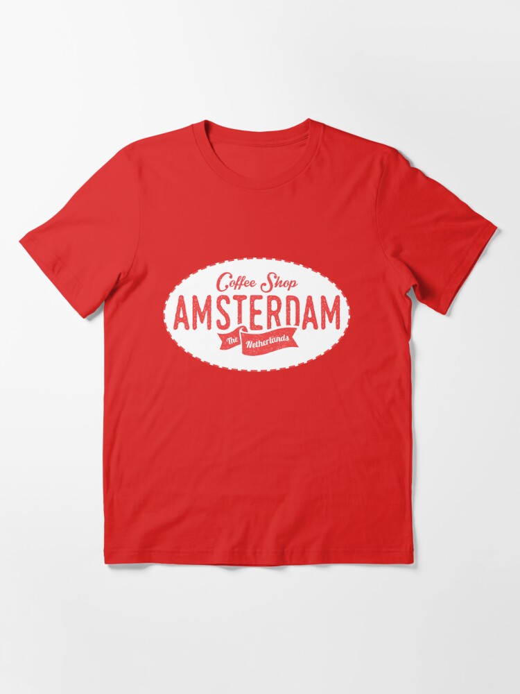 Bermad Transistor Vedligeholdelse Coffee Shop Amsterdam Logo" Essential T-Shirt for Sale by junkydotcom |  Redbubble