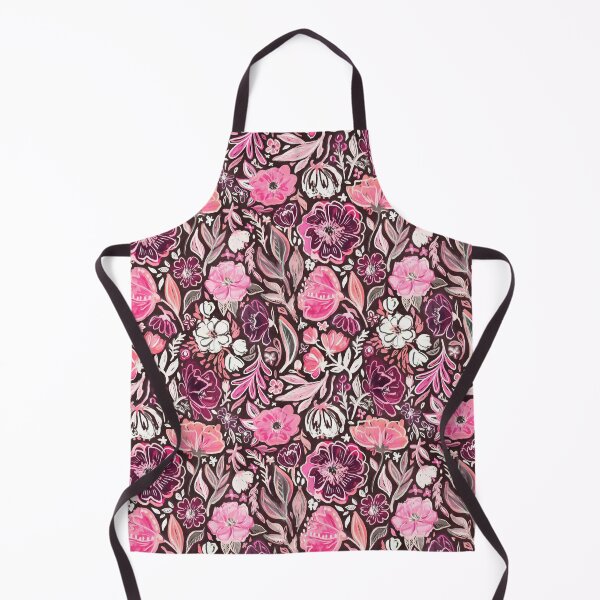 Item preview, Pink and Purple Scruffy Small Scale Floral designed and sold by micklyn.