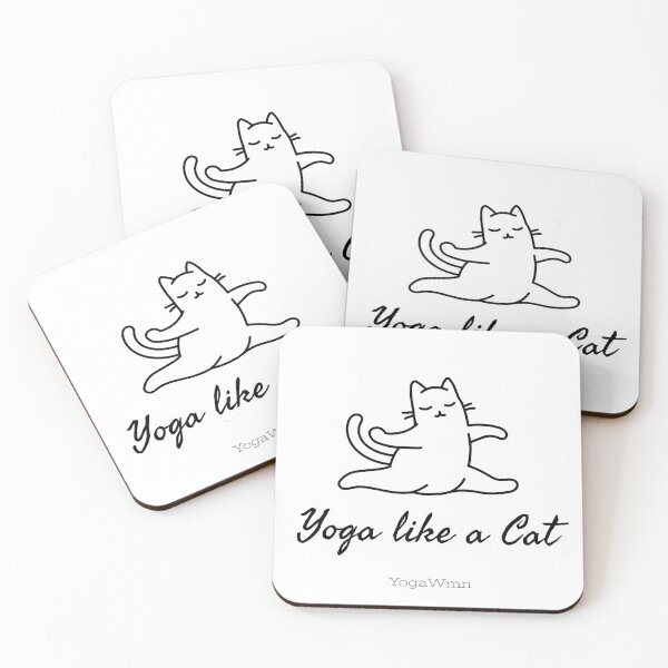 Item preview, Yoga like a Cat  designed and sold by Yogawoman.