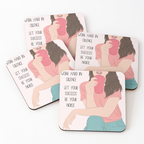 Item preview, Work hard in silence designed and sold by thecutefeminist.