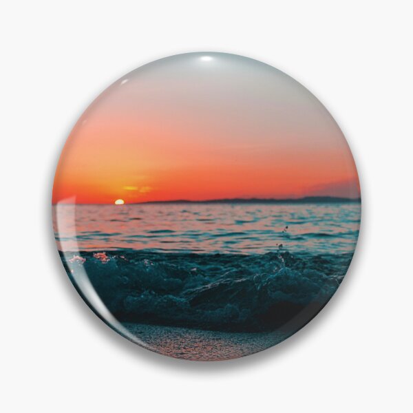 Item preview, Calm relaxing beach tide during sunrise designed and sold by HuyN95.
