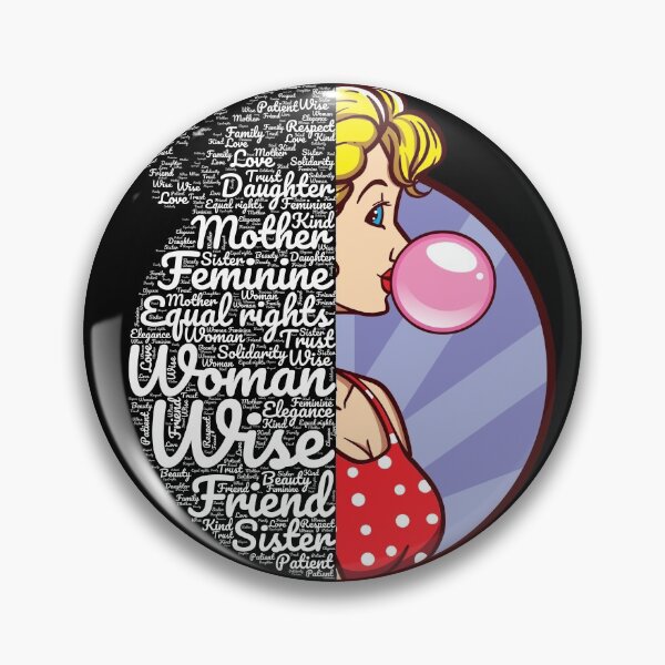 Item preview, International Women's Day Gift for Women Word Cloud Retro designed and sold by Drathaar.
