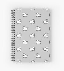 Undertale Annoying Dog - Grey Spiral Notebook