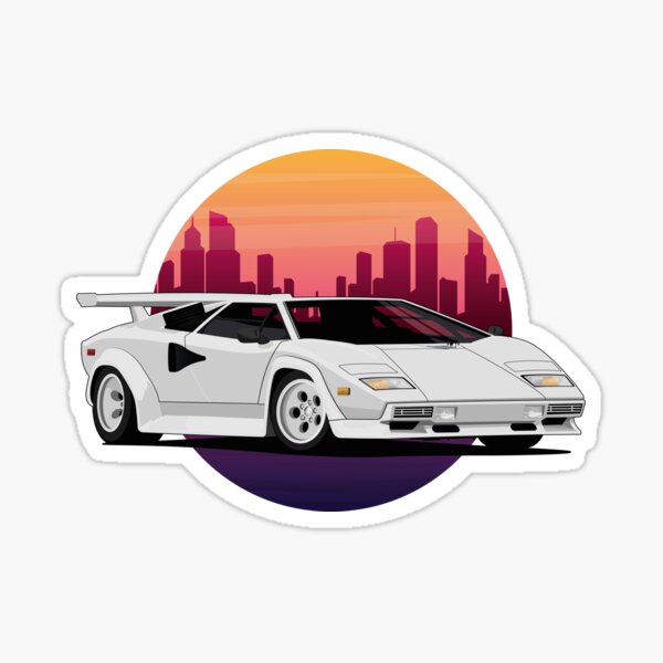 Item preview, Retrowave Countach 80`s designed and sold by OlegNaches.