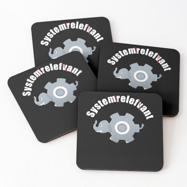Item preview, System elephant is systemically relevant - funny saying designed and sold by silvio-und-maik.