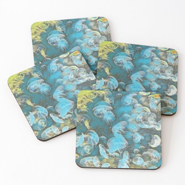 Item preview, GALATHI School of Jellyfish Green - Fish designed and sold by Galathi Designs.