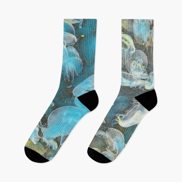 Item preview, GALATHI School of Jellyfish Green - Fish designed and sold by Galathi Designs.