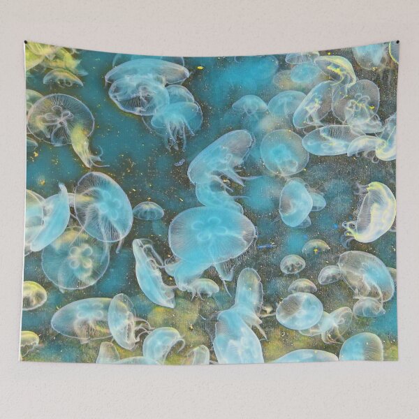 Item preview, GALATHI School of Jellyfish Green - Fish designed and sold by Galathi Designs.