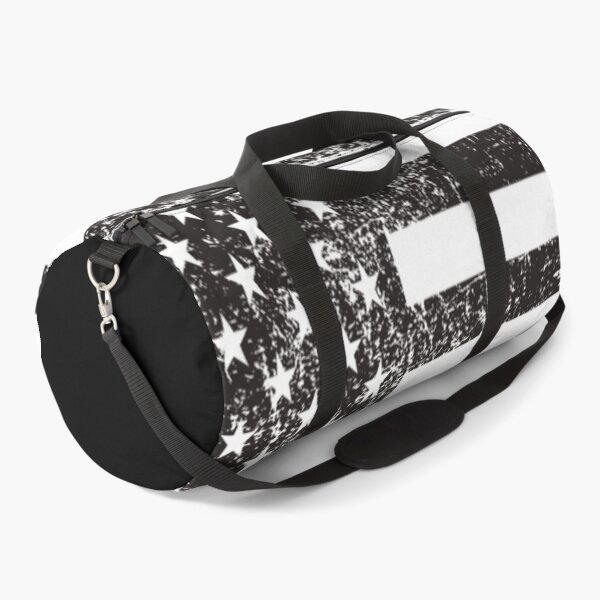Grunged usa flag Duffle Bag