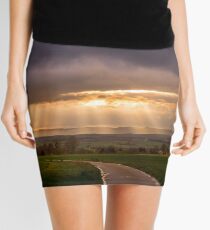 Sunset over Dalheim Mini Skirt