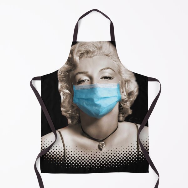 Item preview, Marilyn Monroe waring face maks designed and sold by peterpaz.