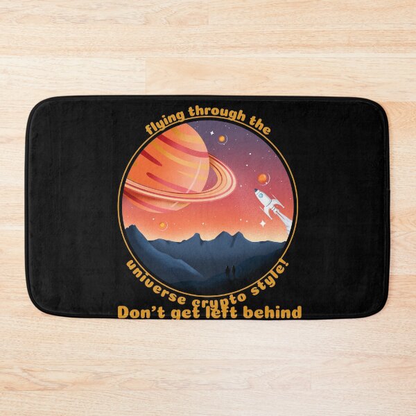 Item preview, moony,moony,moony,flying through the universe crypto style don't get left behind designed and sold by amy greaves.